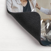 Benutzerdefiniertes Foto mit individuelle Name Mousepad (Ecke)