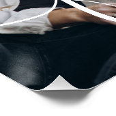 Benutzerdefiniertes Foto mit individuelle Name Poster (Ecke)