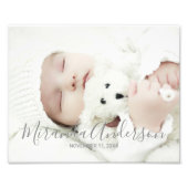 Benutzerdefiniertes Foto mit Individuelle Name und (Vorne)