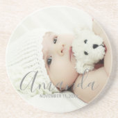 Benutzerdefiniertes Foto mit Individuelle Name und Getränkeuntersetzer (Vorne)