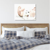 Benutzerdefiniertes Foto mit Individuelle Name und Leinwanddruck (Insitu (Schlafzimmer))