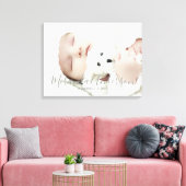 Benutzerdefiniertes Foto mit Individuelle Name und Leinwanddruck (Insitu (Wohnzimmer))