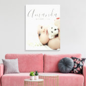 Benutzerdefiniertes Foto mit Individuelle Name und Leinwanddruck (Insitu (Wohnzimmer))