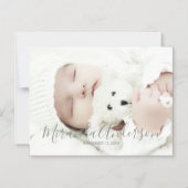 Benutzerdefiniertes Foto mit Individuelle Name und Magneteinladung (Vorderseite)