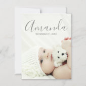 Benutzerdefiniertes Foto mit Individuelle Name und Magneteinladung (Vorderseite)