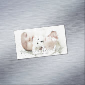 Benutzerdefiniertes Foto mit Individuelle Name und Magnetische Visitenkarte (Beispiel)