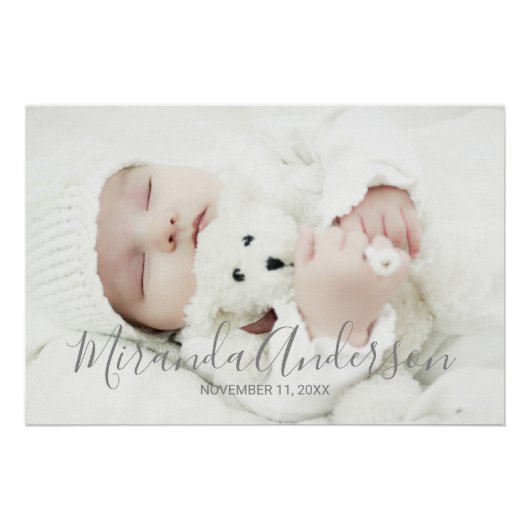 Benutzerdefiniertes Foto mit Individuelle Name und Poster (Vorderseite)