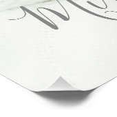 Benutzerdefiniertes Foto mit Individuelle Name und Poster (Ecke)