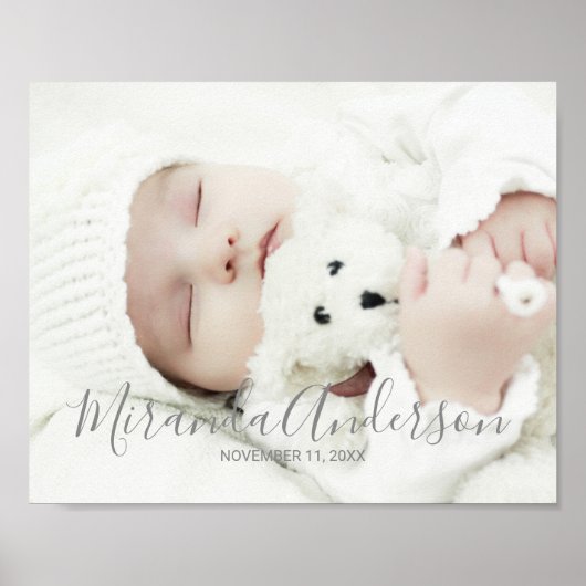 Benutzerdefiniertes Foto mit Individuelle Name und Poster (Vorne)