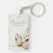 Benutzerdefiniertes Foto mit Individuelle Name und Schlüsselanhänger (Rückseite)