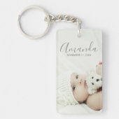 Benutzerdefiniertes Foto mit Individuelle Name und Schlüsselanhänger (Vorderseite)