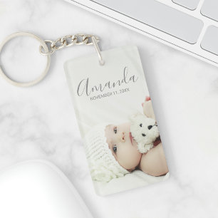 Benutzerdefiniertes Foto mit Individuelle Name und Schlüsselanhänger