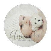 Benutzerdefiniertes Foto mit Individuelle Name und Schneidebrett (Vorderseite)