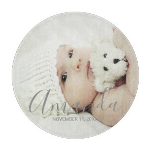 Benutzerdefiniertes Foto mit Individuelle Name und Schneidebrett