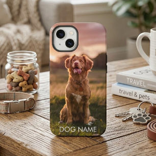 Benutzerdefiniertes Foto mit meinem Hund Bild auf iPhone 13 Hülle