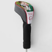 Benutzerdefiniertes Foto Mit Monogramm Foto Person Golf Headcover (angewinkelt)