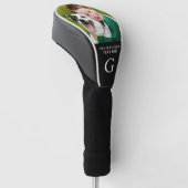 Benutzerdefiniertes Foto Mit Monogramm Foto Person Golf Headcover (angewinkelt)