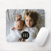 Benutzerdefiniertes Foto | MIT MONOGRAMM Mousepad (Mit Mouse)