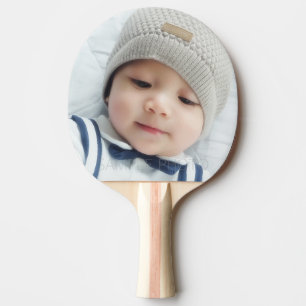 Benutzerdefiniertes Foto mit Monogramm und Name Tischtennis Schläger