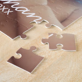 Benutzerdefiniertes Foto mit Name und Datum Puzzle (Seite)