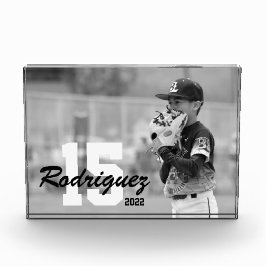 Benutzerdefiniertes Foto mit Name und Jersey-Numme