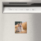 Benutzerdefiniertes Foto mit Namen Magnet (In Situ (Geschirrspüler))