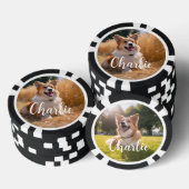 Benutzerdefiniertes Foto mit Namen Pokerchips (Stapel)