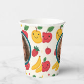 Benutzerdefiniertes Foto mit niedlichem Rot und Ge Pappbecher (Rechts)