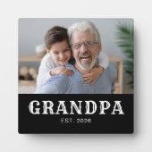 Benutzerdefiniertes Foto mit Opa Established und f Fotoplatte (Vorderseite)