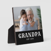 Benutzerdefiniertes Foto mit Opa Established und f Fotoplatte (Vorderseite)