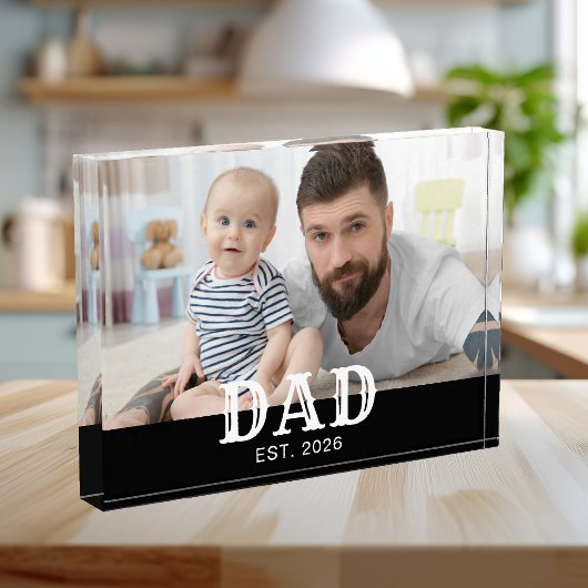 Benutzerdefiniertes Foto mit Papa Etabliert Fettge