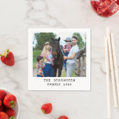 Benutzerdefiniertes Foto mit personalisiertem Fami Serviette (Beispiel)