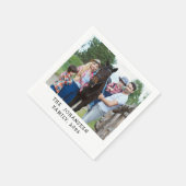 Benutzerdefiniertes Foto mit personalisiertem Fami Serviette (Ecke)