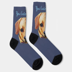 Benutzerdefiniertes Foto mit personalisiertem Hund Socken