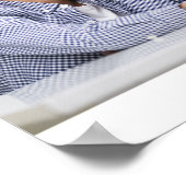 Benutzerdefiniertes Foto mit Personalisiertem Text Poster (Ecke)