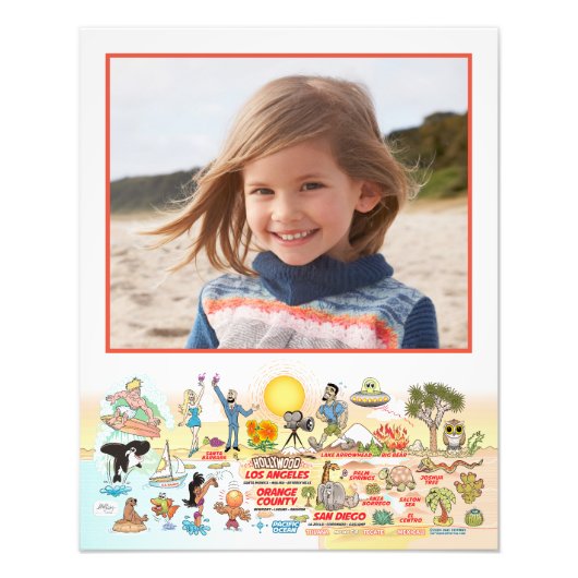 Benutzerdefiniertes Foto mit SoCal-Szene (Vorne)