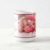 Benutzerdefiniertes Foto mit Vatertag Gedicht Dark Kaffeetasse (Mittel)