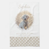 Benutzerdefiniertes Foto mit weißen Pasten auf Bei Geschirrtuch (Vertikal)