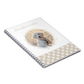 Benutzerdefiniertes Foto mit weißen Pasten auf Bei Notizblock (Rechte Seite)