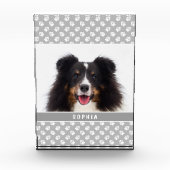 Benutzerdefiniertes Foto mit weißen Pasten auf Gra (Vorderseite)