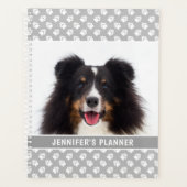 Benutzerdefiniertes Foto mit weißen Pasten auf Gra Planer (Vorderseite)