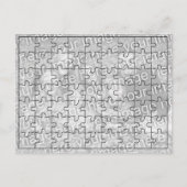 Benutzerdefiniertes Foto "Mock" Puzzle Post Card-6 Postkarte (Vorderseite)