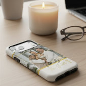Benutzerdefiniertes Foto Moderne Chic Gold Datum F Case-Mate iPhone Hülle