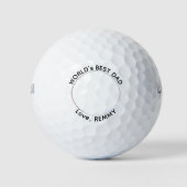 Benutzerdefiniertes Foto Modernes, einfaches Perso Golfball (Vorderseite)