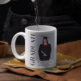 Benutzerdefiniertes Foto Modernes Elegantes Oberes Kaffeetasse
