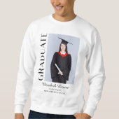 Benutzerdefiniertes Foto Modernes Elegantes Oberes Sweatshirt (Vorderseite)
