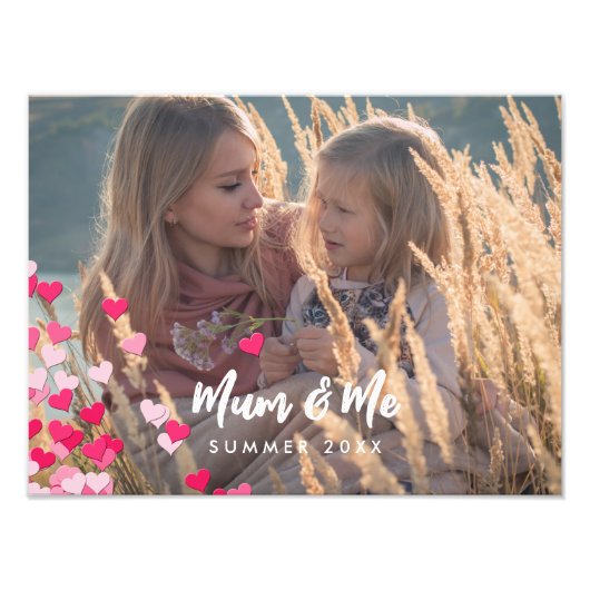 Benutzerdefiniertes Foto Modernes Schreiben gedeck (Vorne)