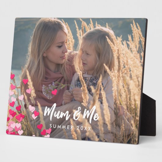 Benutzerdefiniertes Foto Modernes Schreiben gedeck Fotoplatte (Seite)