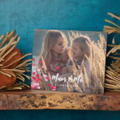 Benutzerdefiniertes Foto Modernes Schreiben gedeck Fotoplatte (Seite)