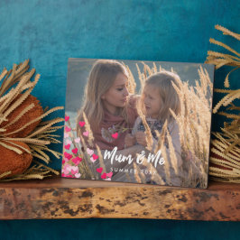 Benutzerdefiniertes Foto Modernes Schreiben gedeck Fotoplatte